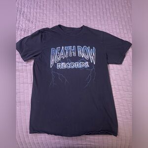 Vintage Deathrow records graphic tee